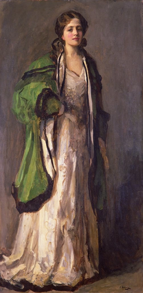 Ritratto di una signora in un cappotto verde, 1903 - Bradford Art Galleries and Museums
